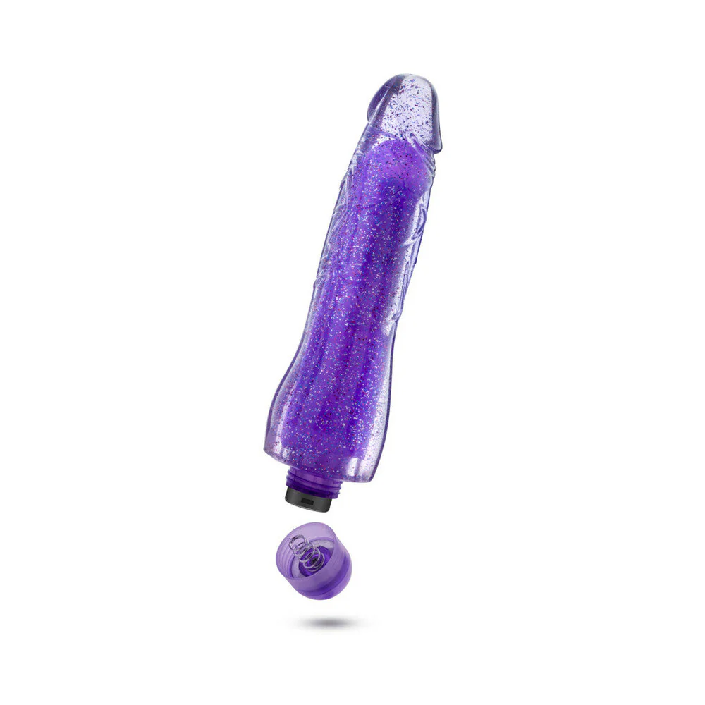 7" Pretty Purple Realistic Vibrator - Image 6