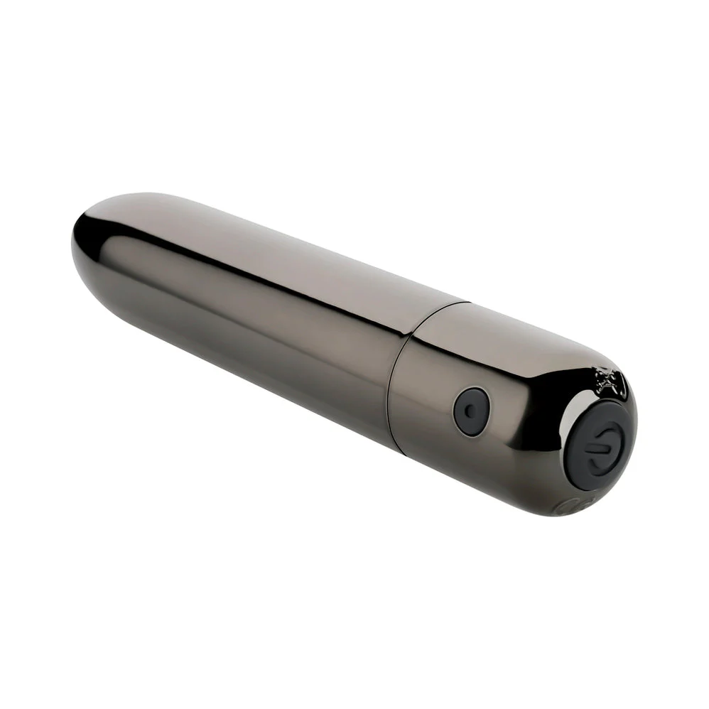 A Black Chrome Rechargeable Bullet Vibrator - Image 4