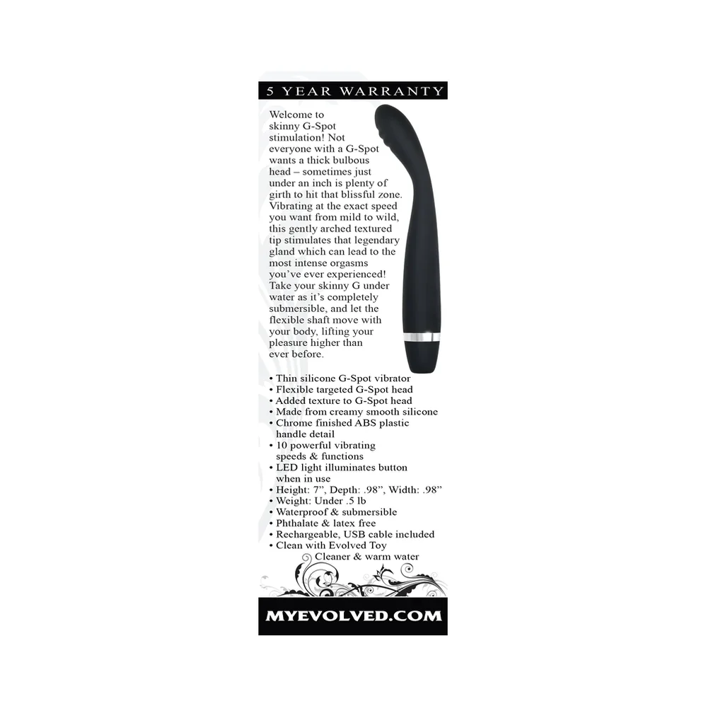 A Rechargeable, Slim, Silicone G-Spot Vibrator - Image 8