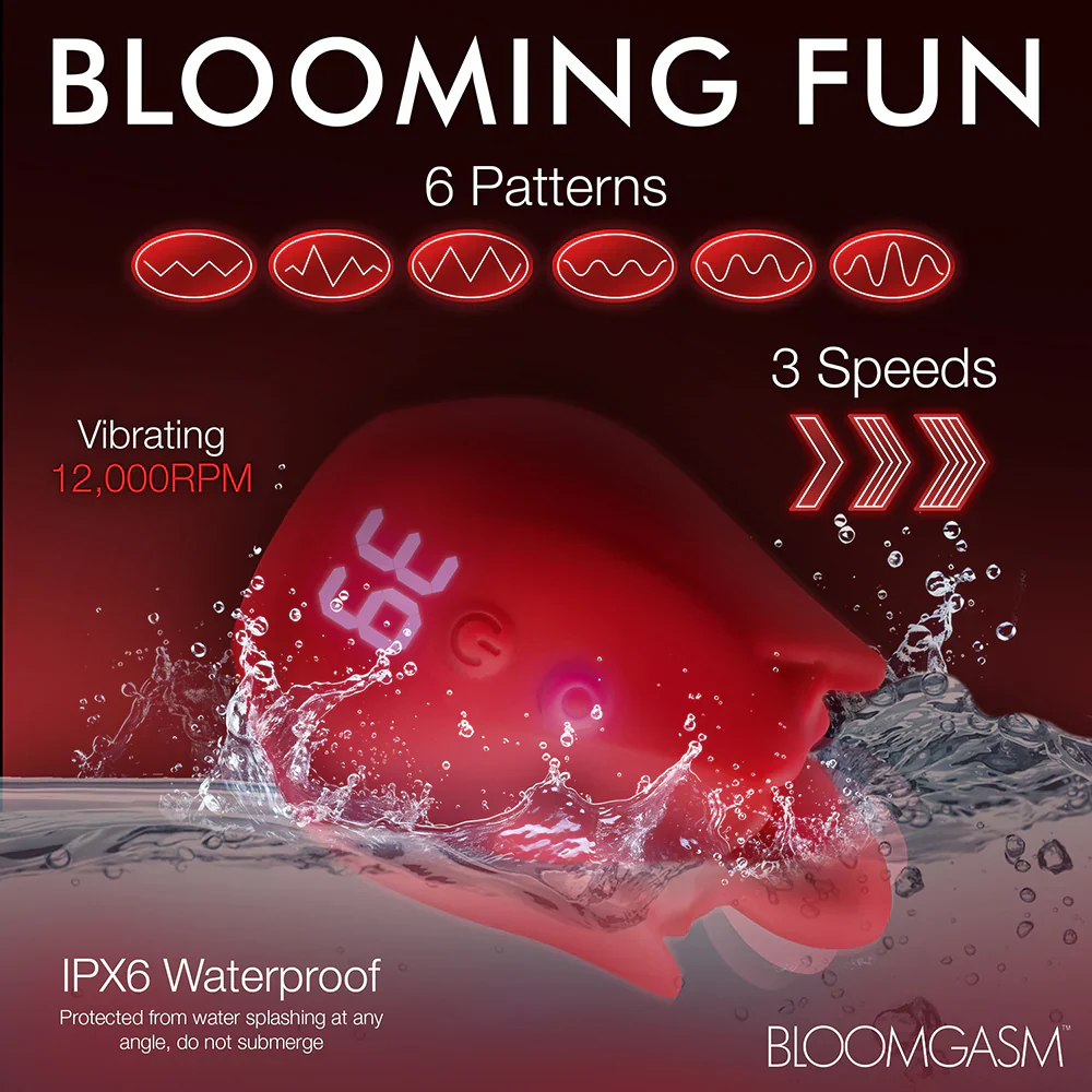A Licking and Vibrating Rose Toy (it offers no suction) - Image 14