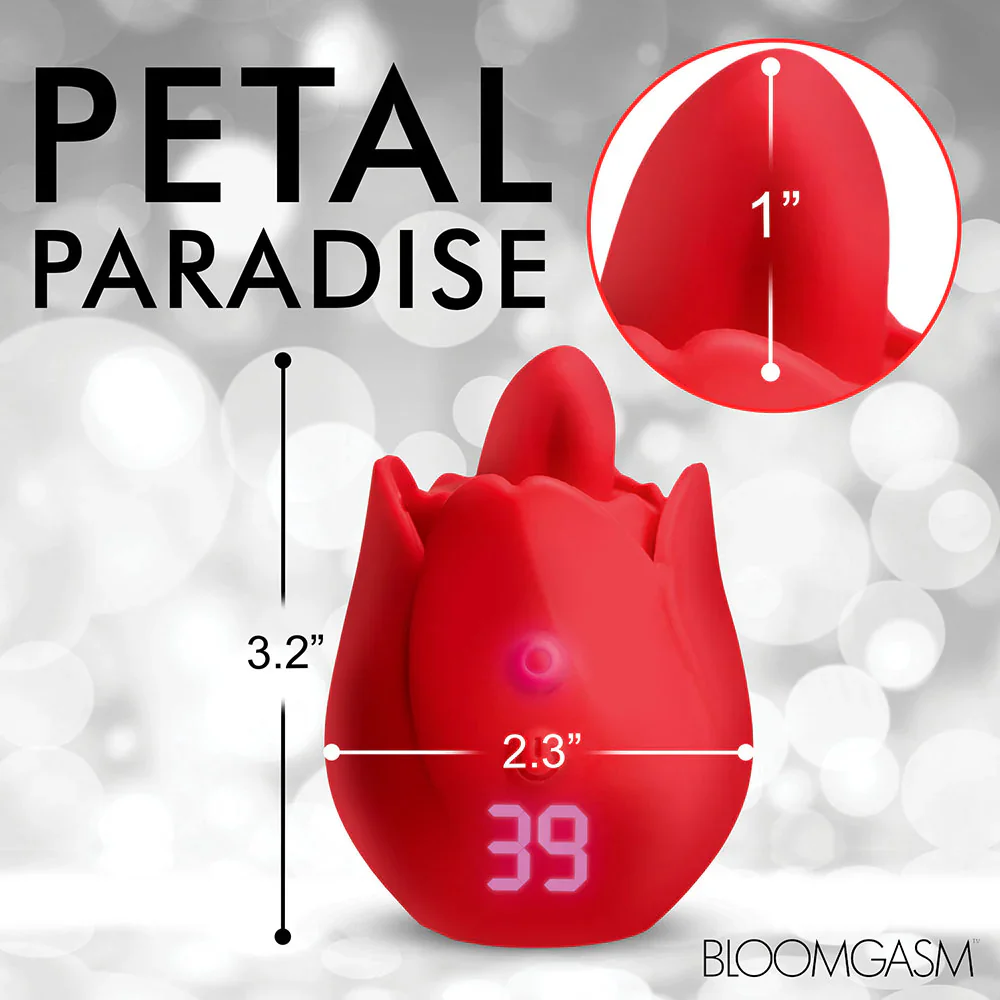 A Licking and Vibrating Rose Toy (it offers no suction) - Image 7