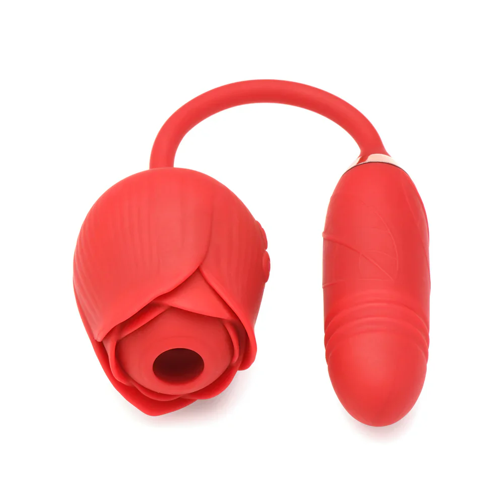 A Thrusting and Suction Rose Toy - Image 3