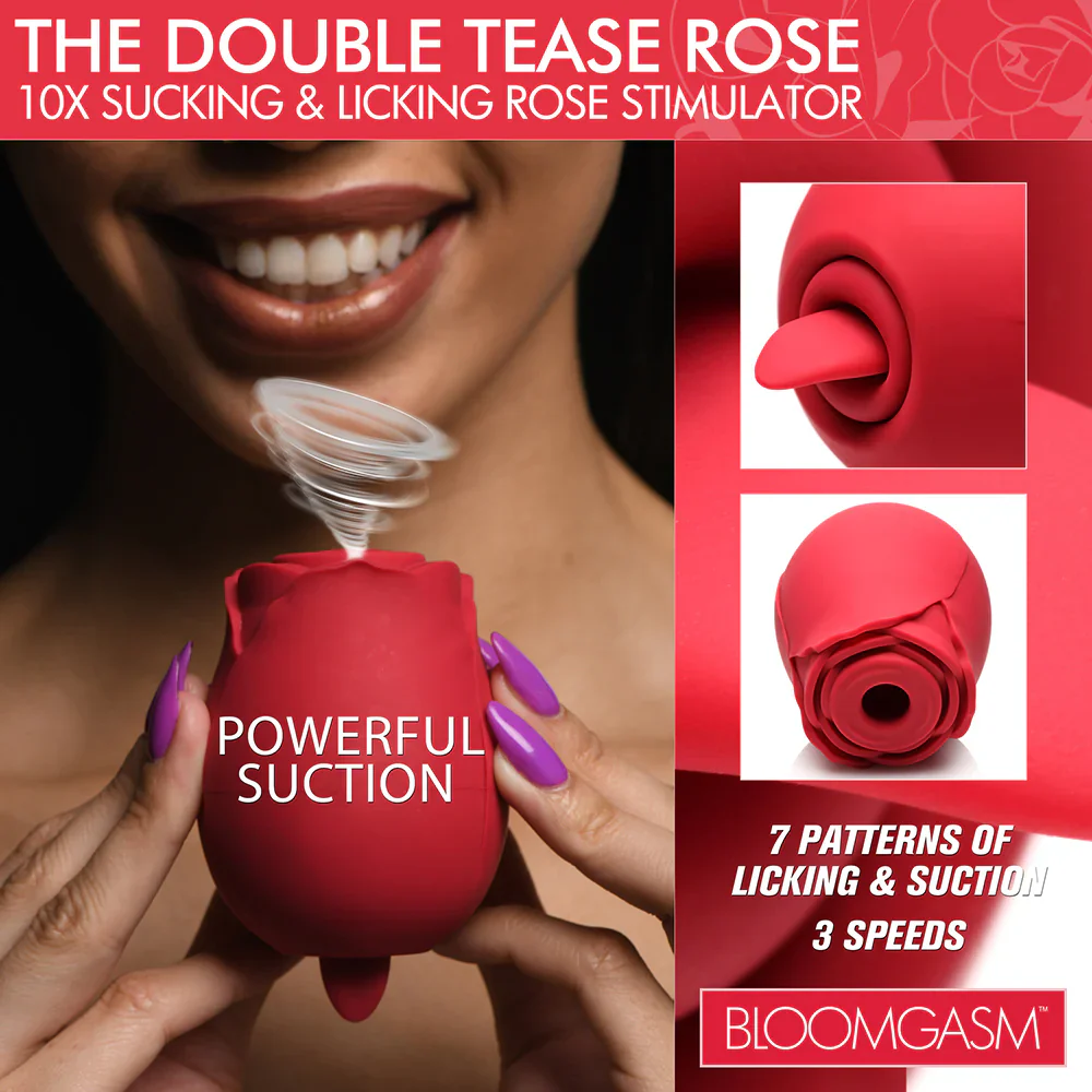 A Sucking & Licking Rose Stimulator - Image 8