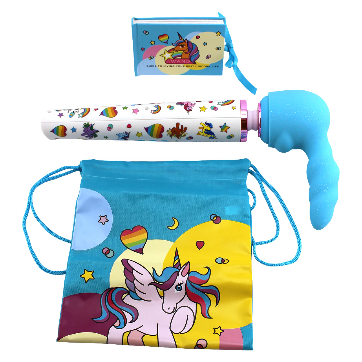 Unicorn Wand Vibrator - With Insertable Attachment - Image 3